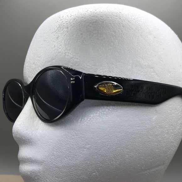 Von Furstenberg sunglasses Italy vintage MOD MF 104 50 Unisex Oval Black main image 6